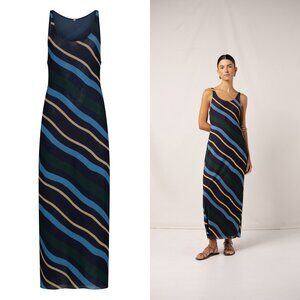 Cala de la Cruz Azalea Dress L NWT Groove Multi Floral Resort Maxi